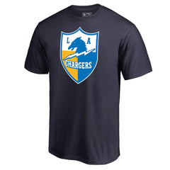 Los Angeles Chargers Vintage Shield Logo T-Shirt Navy