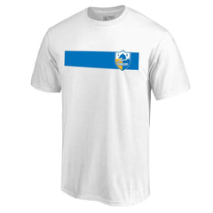 Los Angeles Chargers Vintage Rugby Stripe T-Shirt White