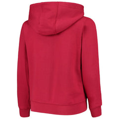 Washington Nationals Youth Team Color Wordmark Full-Zip Hoodie - Red Hoodies