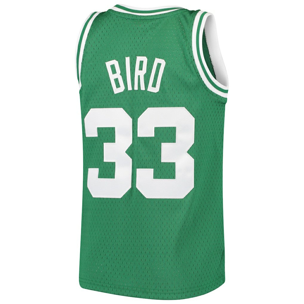 Larry Bird Boston Celtics Youth Hardwood Classics Swingman Throwback Jersey Kelly Green