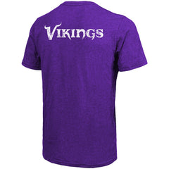 Minnesota Vikings Majestic Threads Tri-Blend Pocket T-Shirt Heathered Purple