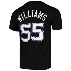 Jason Williams Sacramento Kings Hardwood Classics Team Name & Number T-Shirt Black