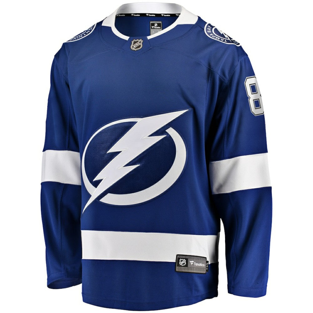NHL Erik Cernak Tampa Bay Lightning Fanatics Home Breakaway Player Jersey - Blue