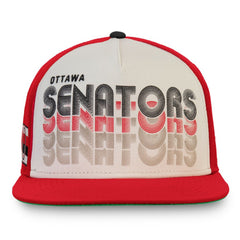 NHL Ottawa Senators Fanatics True Classic Snapback Hat - Cream/Red