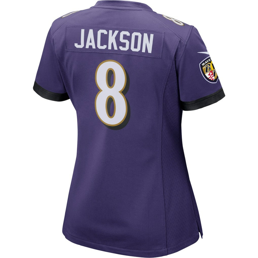 Lamar Jackson Baltimore Ravens Women's Game Player Jersey Purple