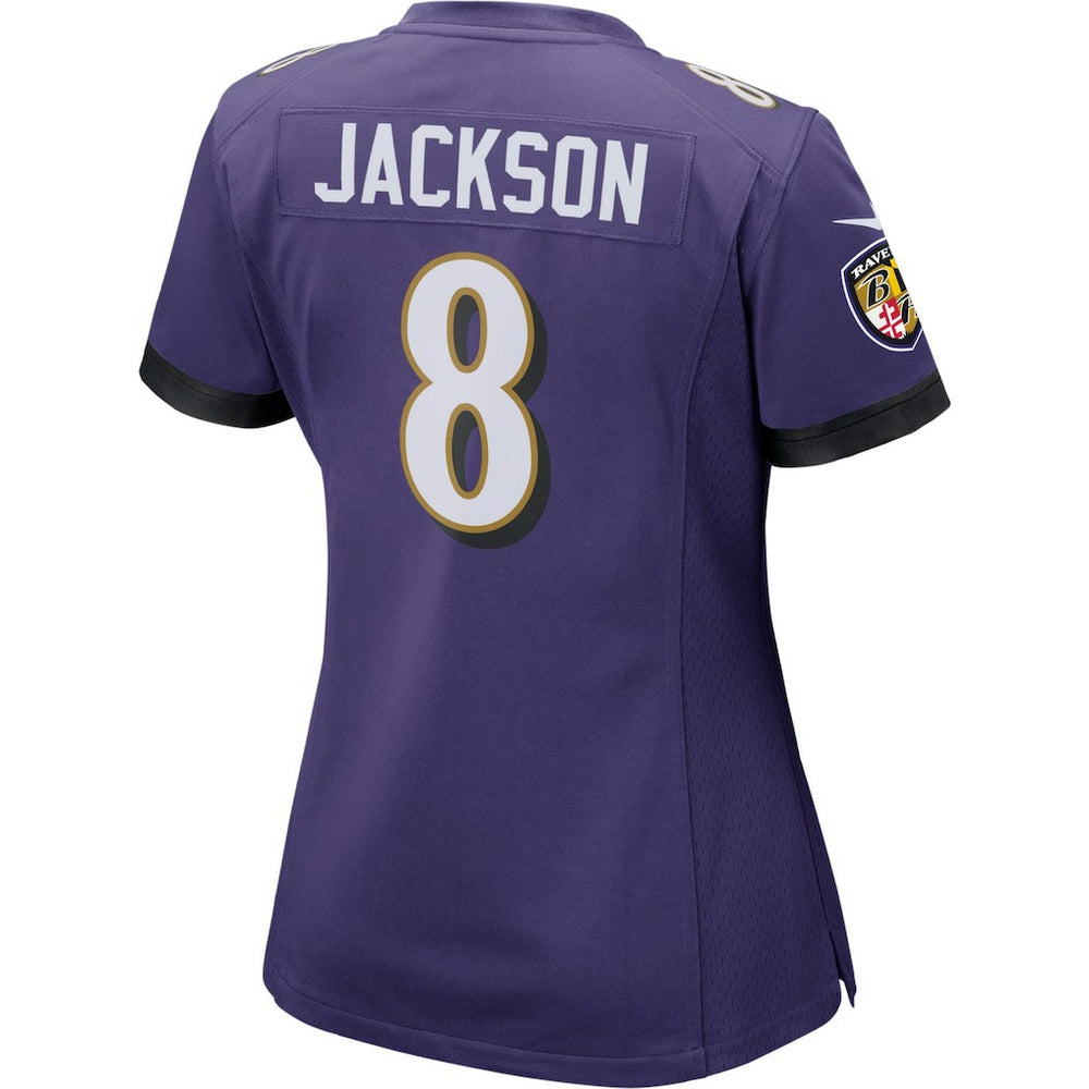Lamar Jackson Baltimore Ravens Women's Game Player Jersey Purple