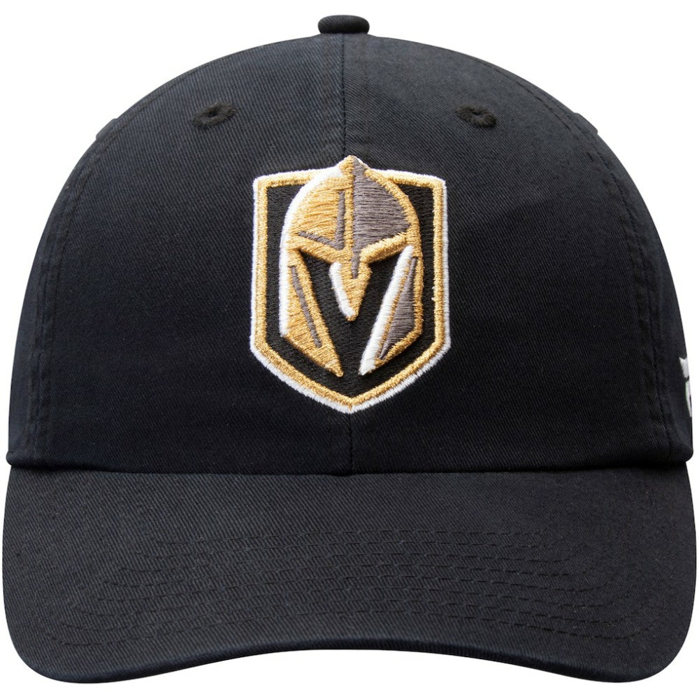 NHL Vegas Golden Knights Fanatics Primary Logo Fundamental Core Adjustable Hat - Black