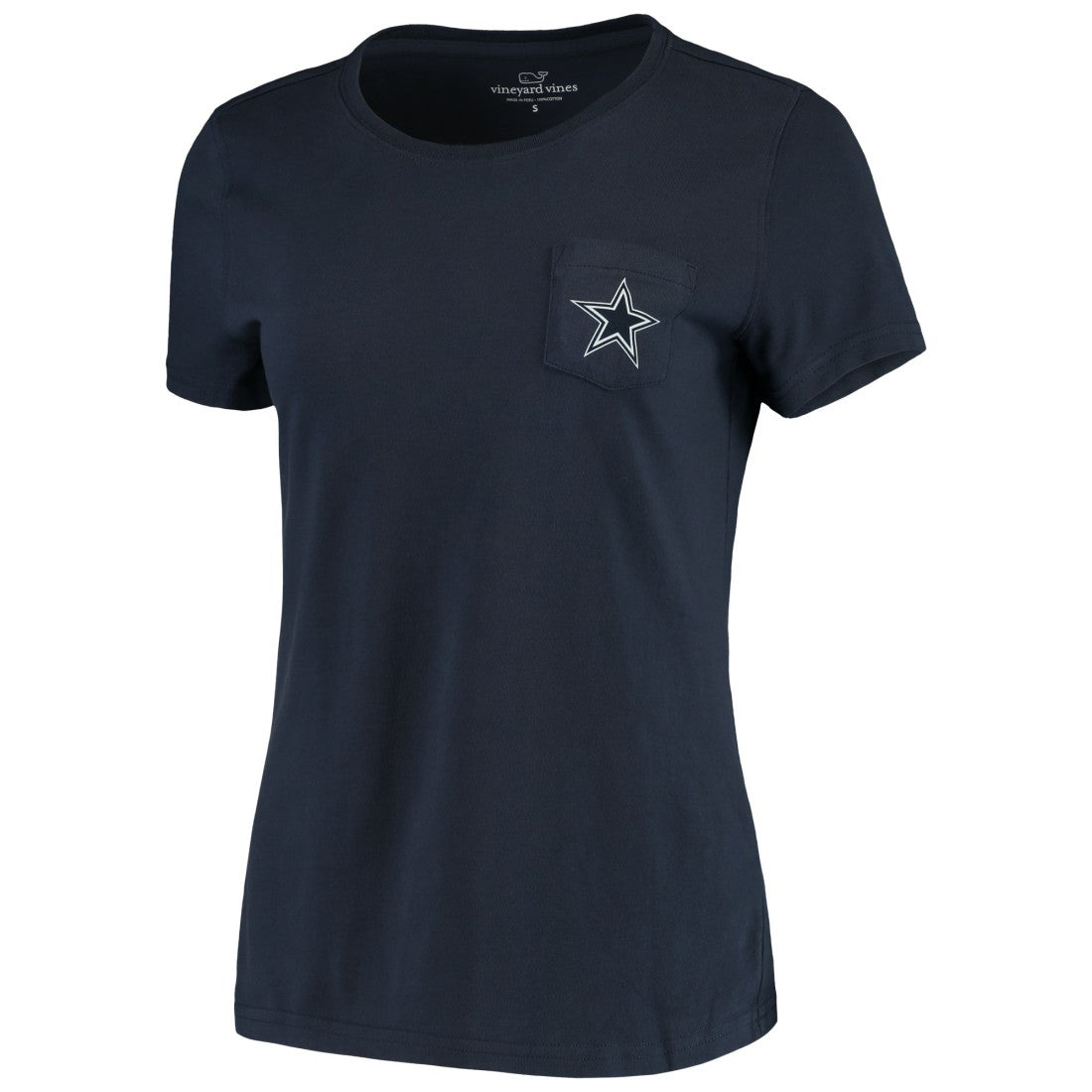 Dallas Cowboys Vineyard Vines Women's Sunset Sail T-Shirt Navy