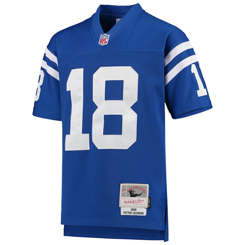 Peyton Manning Indianapolis Colts Youth 1998 Legacy Retired Player Jersey Royal