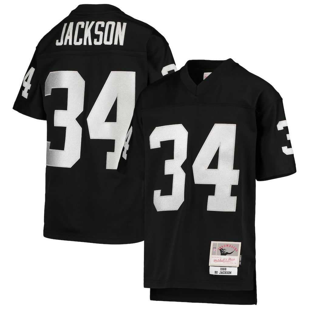 Bo Jackson Las Vegas Raiders Youth 1988 Legacy Retired Player Jersey Black