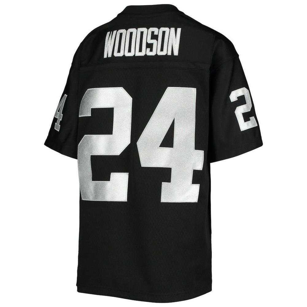 Charles Woodson Las Vegas Raiders Youth 1998 Legacy Retired Player Jersey Black