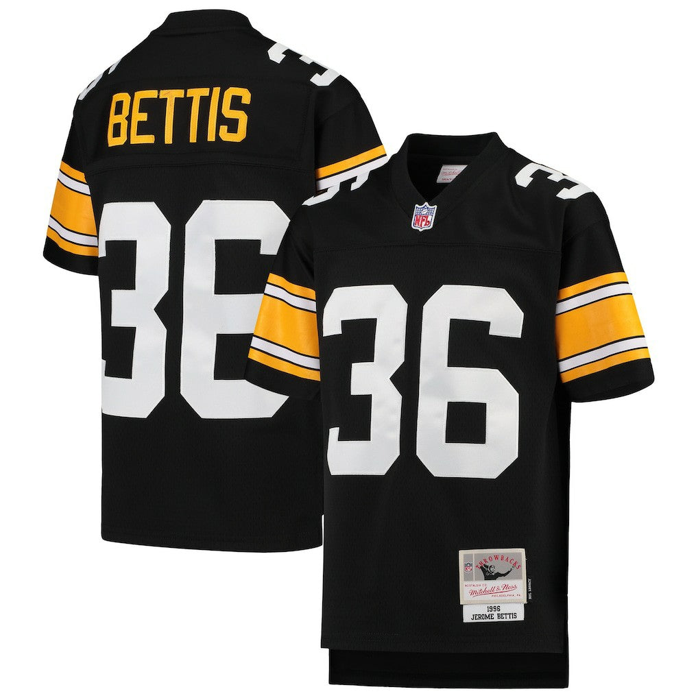 Jerome Bettis Pittsburgh Steelers Youth 1996 Legacy Retired Player Jersey Black