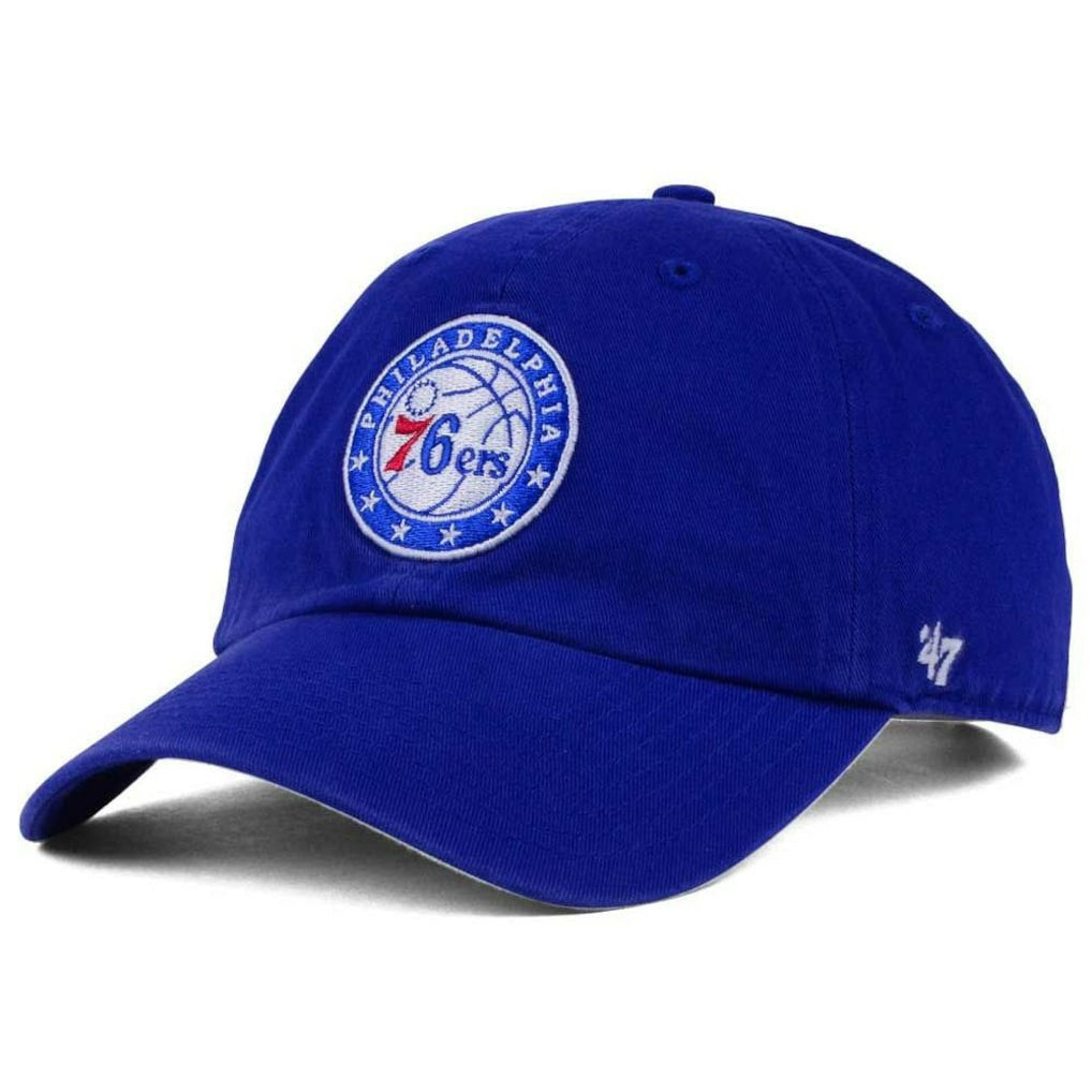 Philadelphia 76ers '47 Core Logo Clean Up Adjustable Hat Royal
