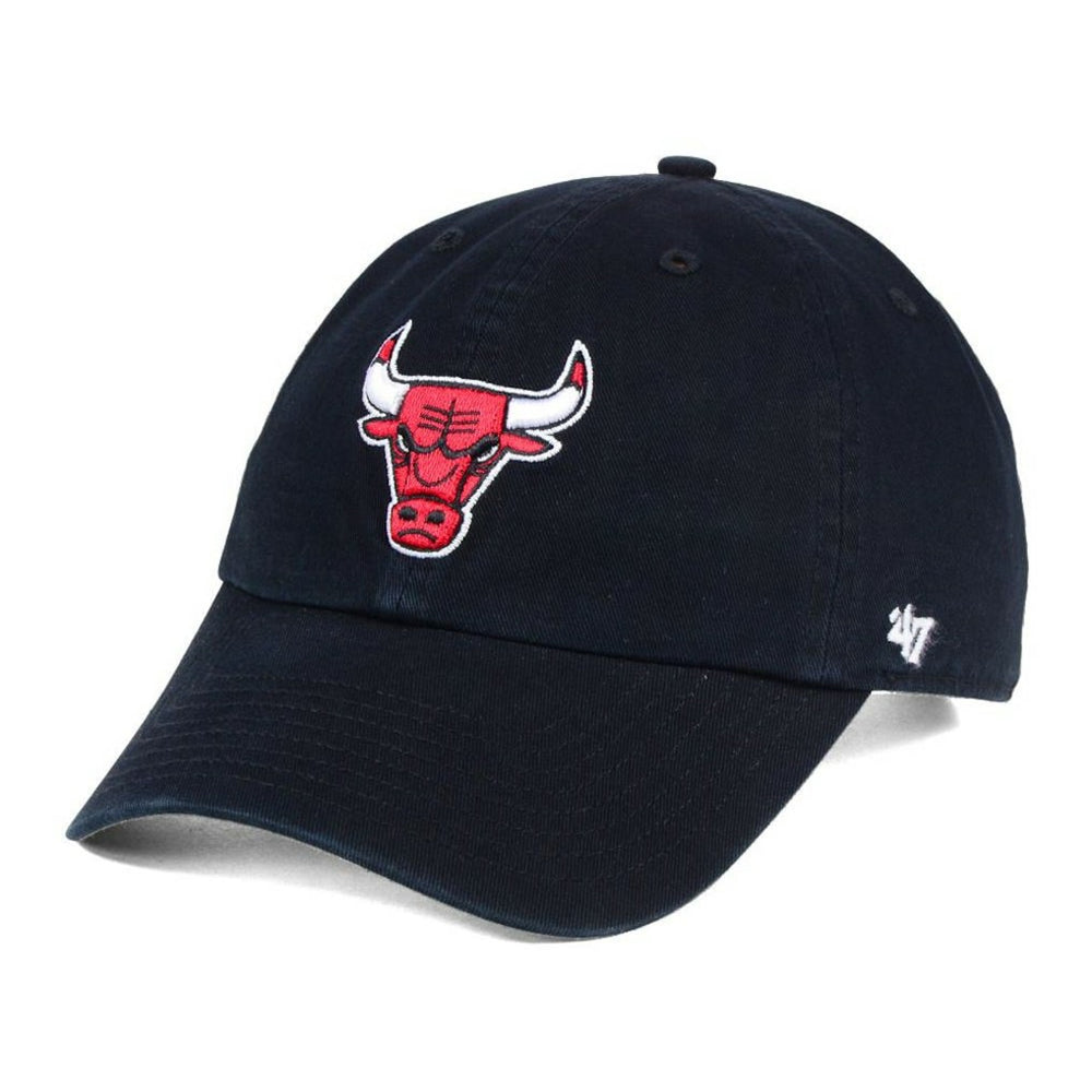 Chicago Bulls '47 Core Logo Clean Up Adjustable Hat Black