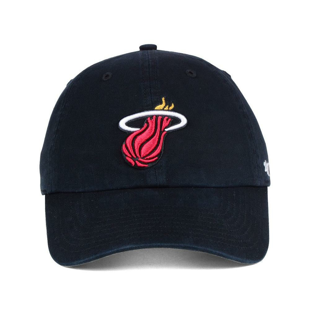 Miami Heat '47 Core Logo Clean Up Adjustable Hat Black