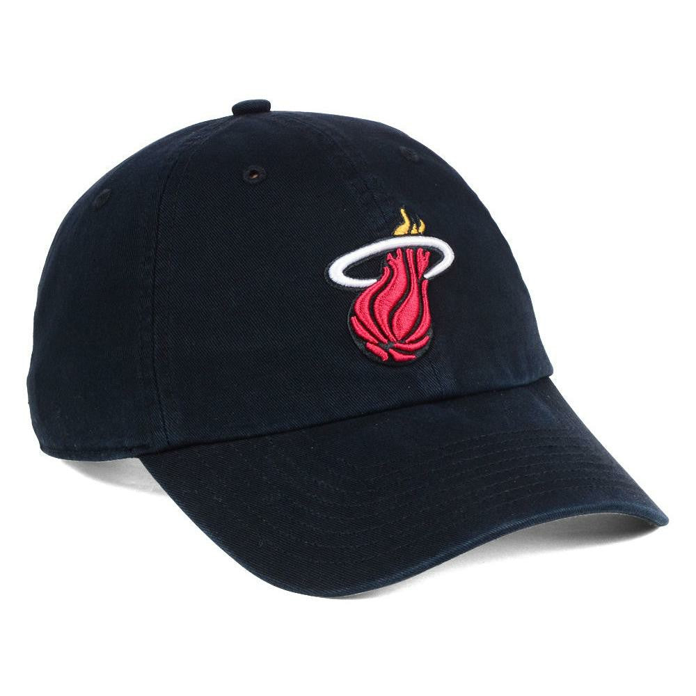 Miami Heat '47 Core Logo Clean Up Adjustable Hat Black