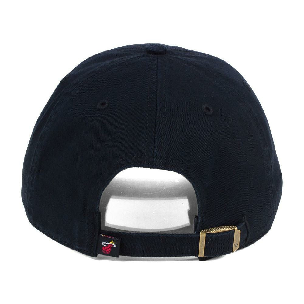 Miami Heat '47 Core Logo Clean Up Adjustable Hat Black