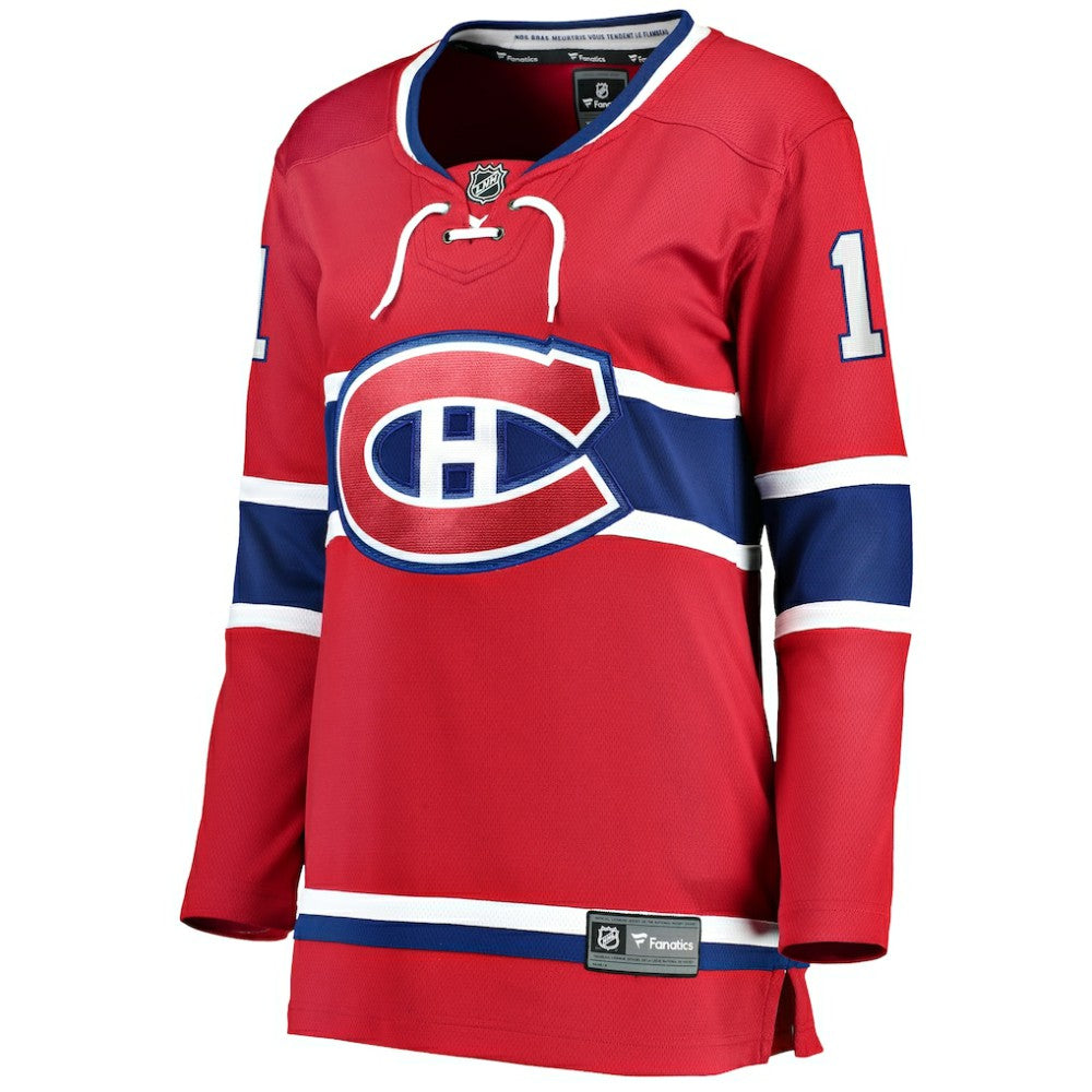 NHL Brendan Gallagher Montreal Canadiens Fanatics Women's Home Breakaway Player Jersey - Red