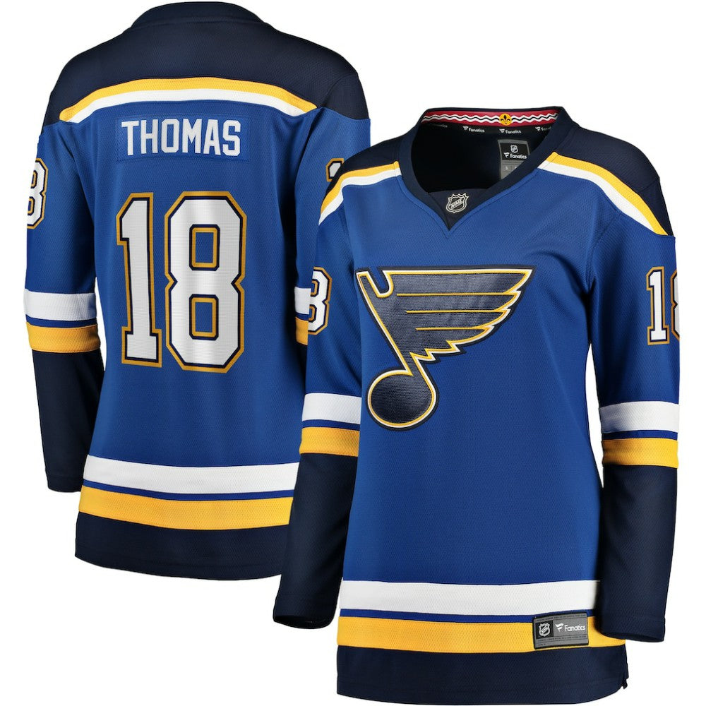 NHL Robert Thomas St. Louis Blues Fanatics Women's Home Breakaway Player Jersey - Blue