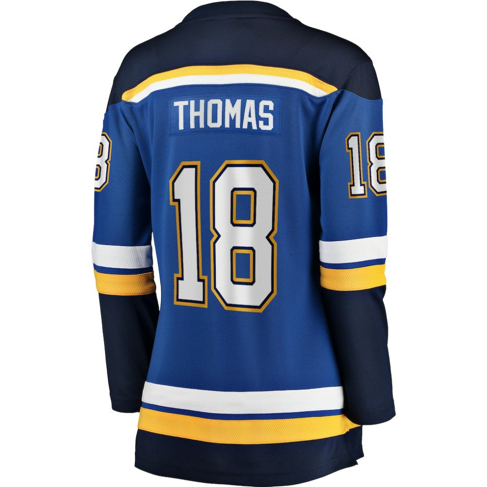NHL Robert Thomas St. Louis Blues Fanatics Women's Home Breakaway Player Jersey - Blue