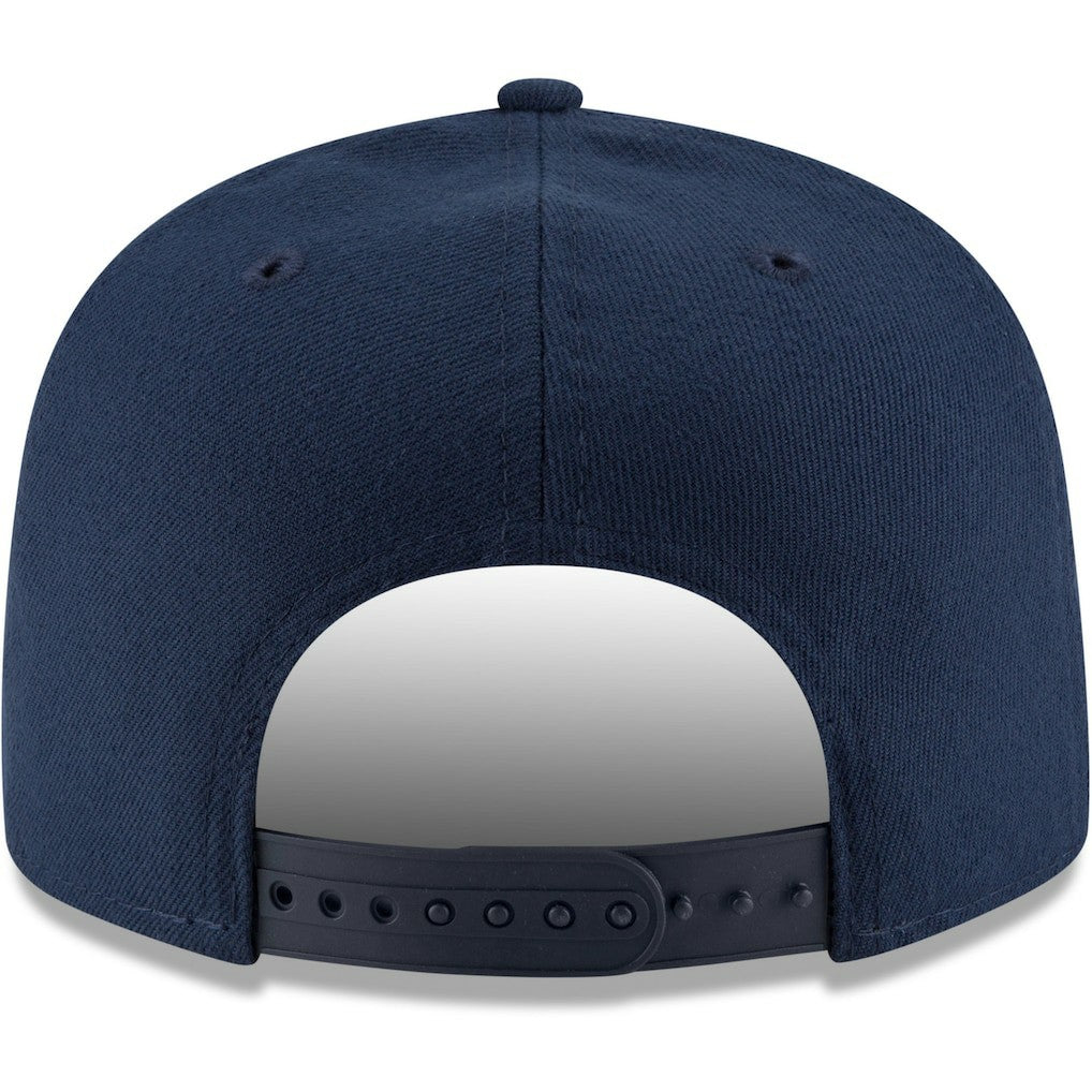 Chicago Bears New Era Head Basic 9FIFTY Adjustable Snapback Hat Navy