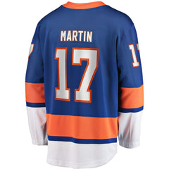 NHL Matt Martin New York Islanders Fanatics Home Breakaway Player Jersey - Royal