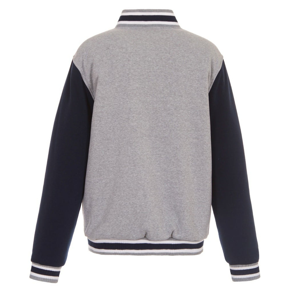 Dallas Cowboys JH Design Reversible Two Tone Fleece Jacket Gray/Navy