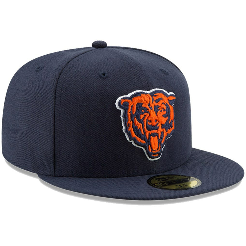Chicago Bears New Era Team Basic 59FIFTY Fitted Hat Navy