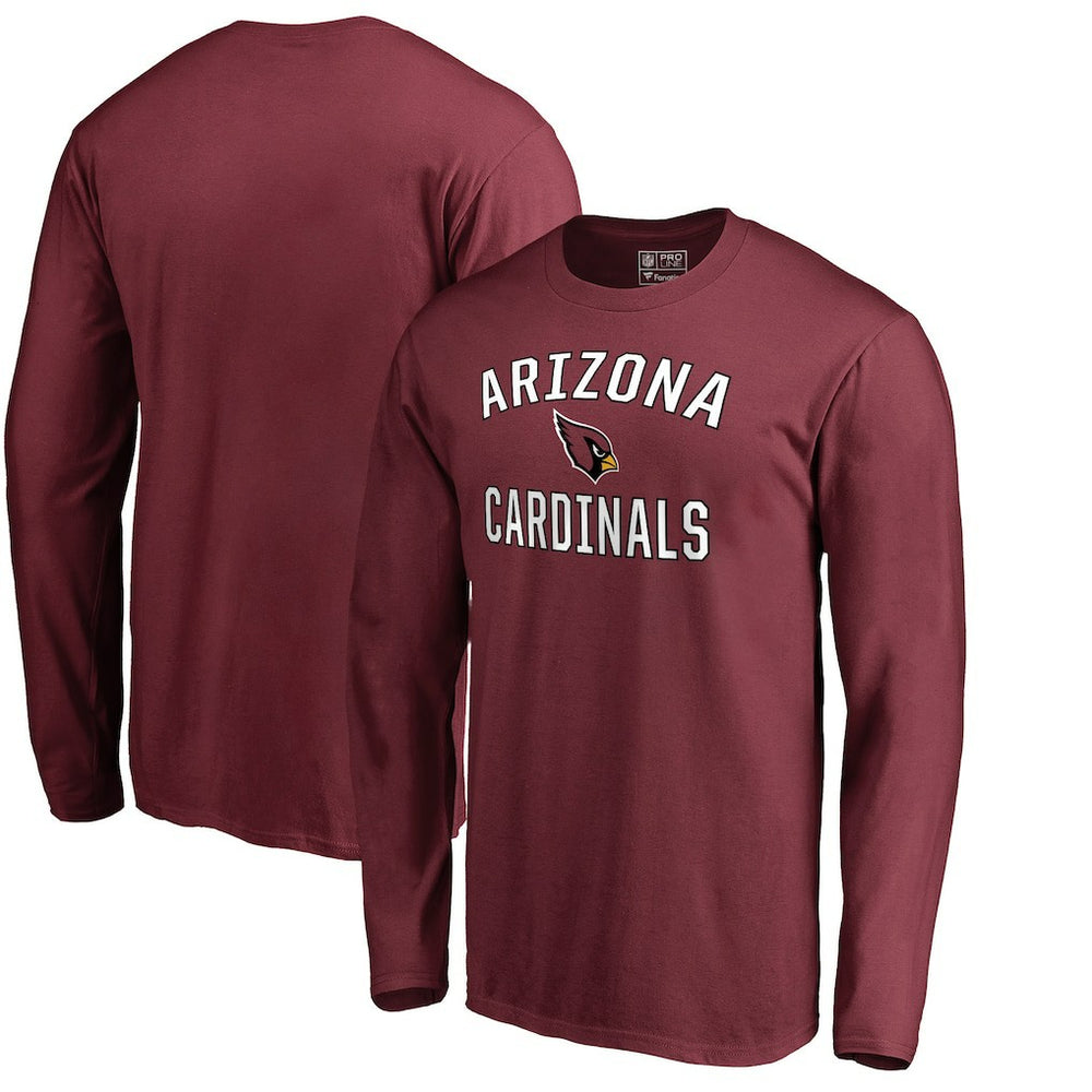 Arizona Cardinals Victory Arch Long Sleeve T-Shirt Cardinal