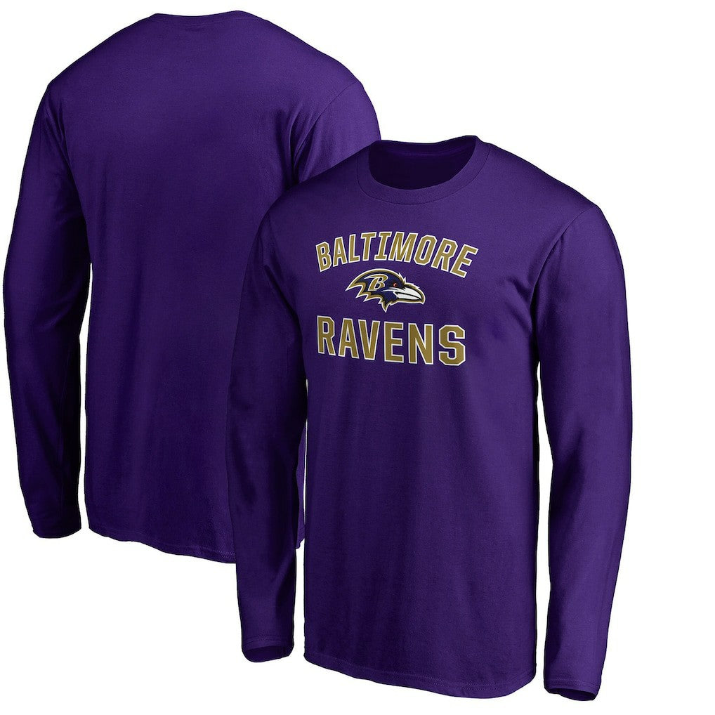 Baltimore Ravens Victory Arch Long Sleeve T-Shirt Purple