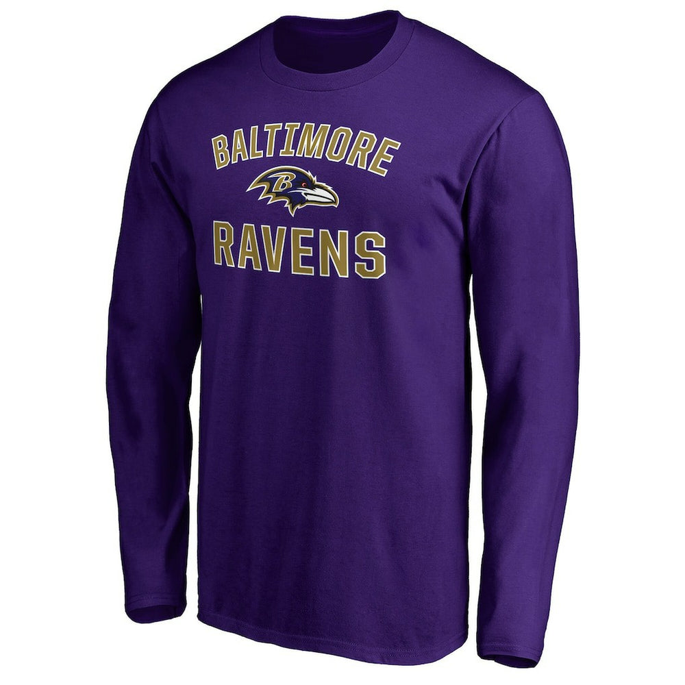 Baltimore Ravens Victory Arch Long Sleeve T-Shirt Purple
