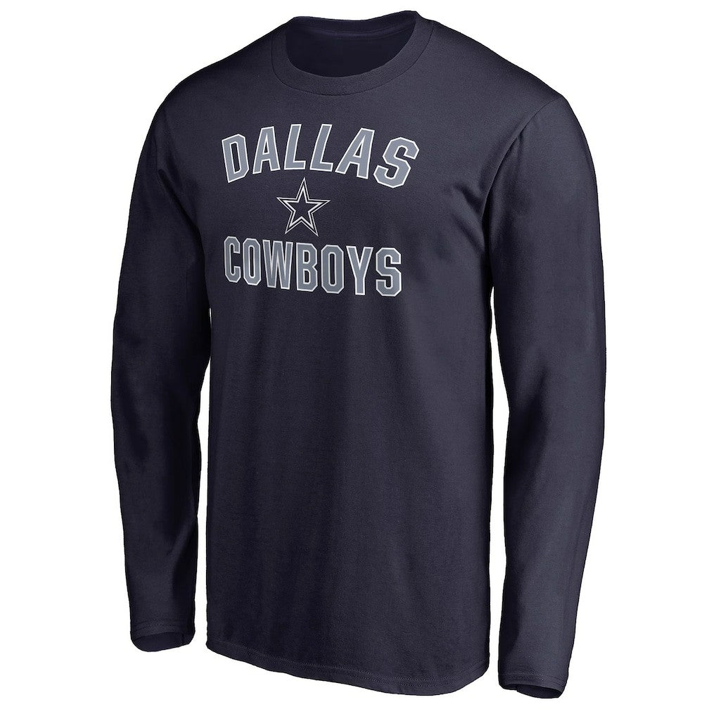 Dallas Cowboys Victory Arch Long Sleeve T-Shirt Navy