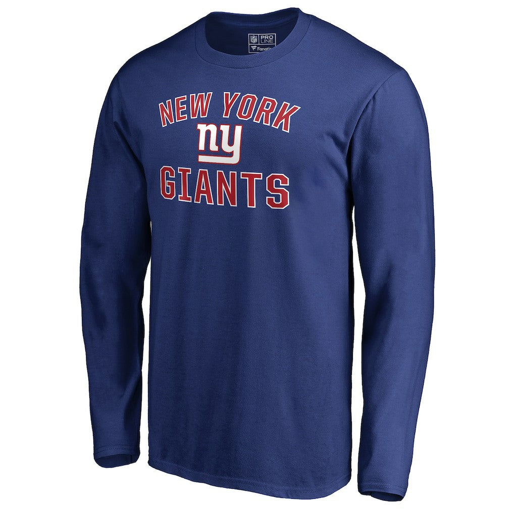 New York Giants Victory Arch Long Sleeve T-Shirt Royal