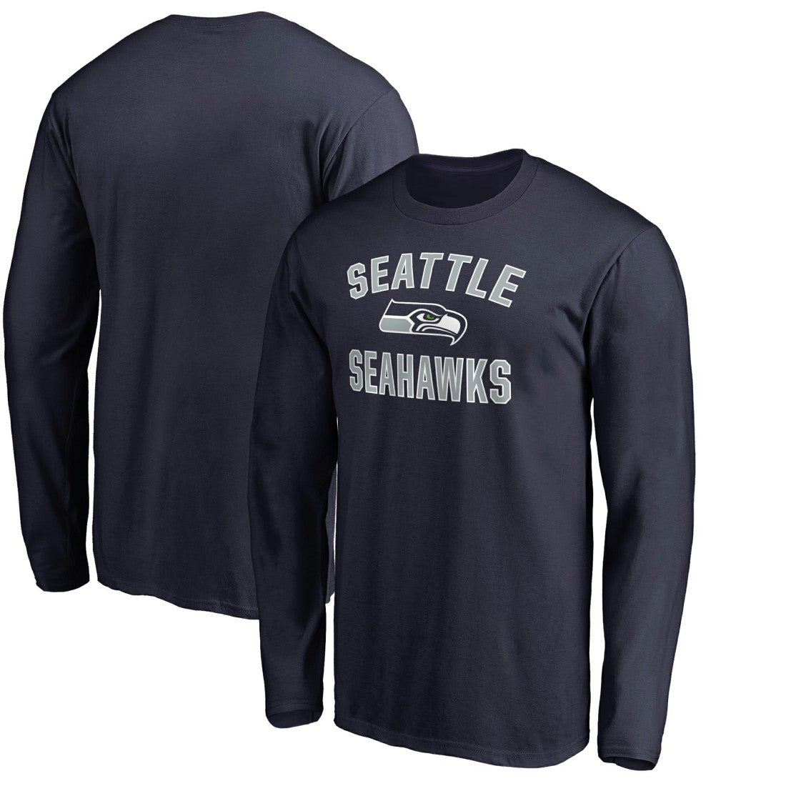 Seattle Seahawks Victory Arch Long Sleeve T-Shirt College Navy
