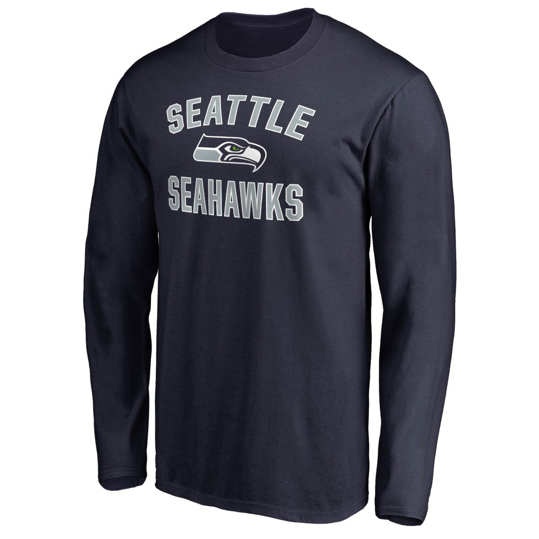 Seattle Seahawks Victory Arch Long Sleeve T-Shirt College Navy