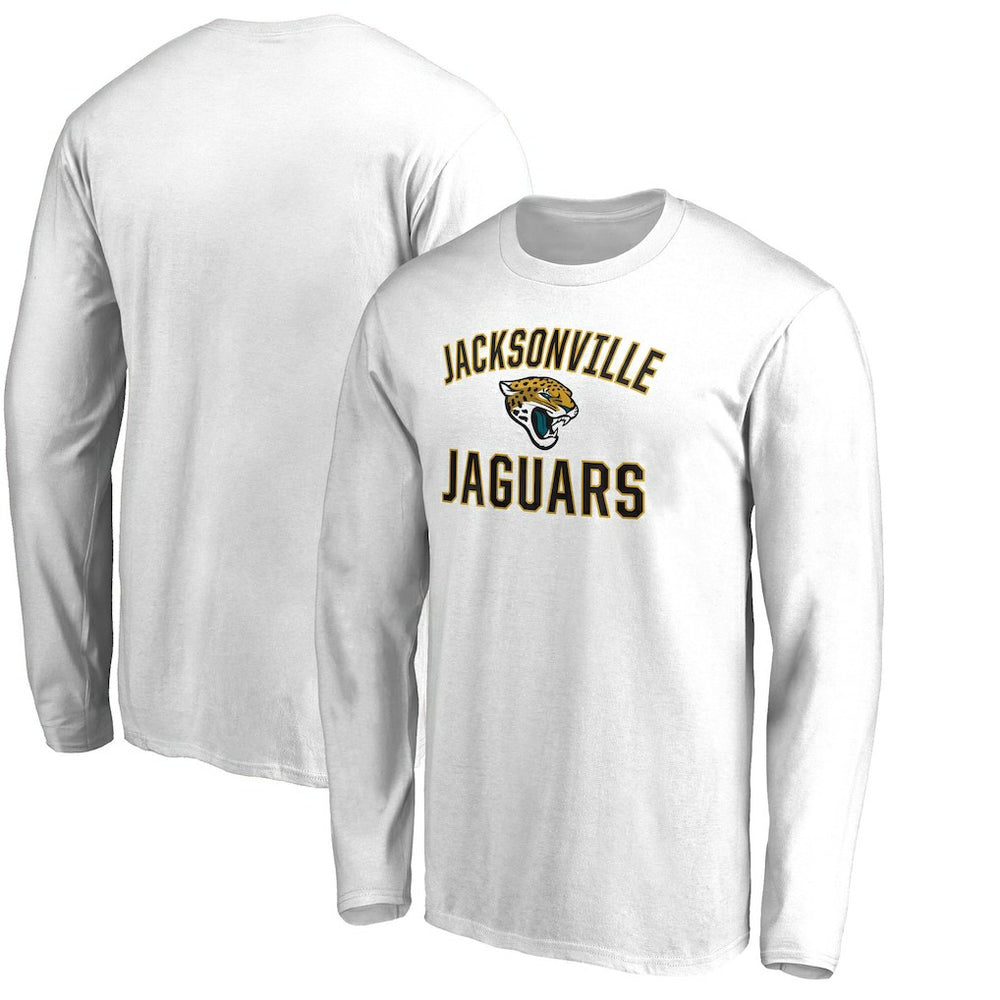 Jacksonville Jaguars Victory Arch Long Sleeve T-Shirt White