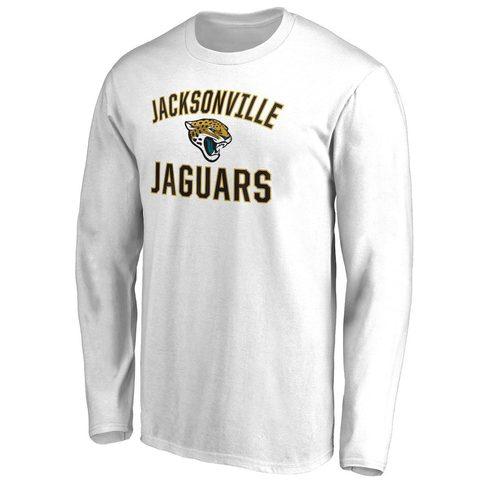 Jacksonville Jaguars Victory Arch Long Sleeve T-Shirt White