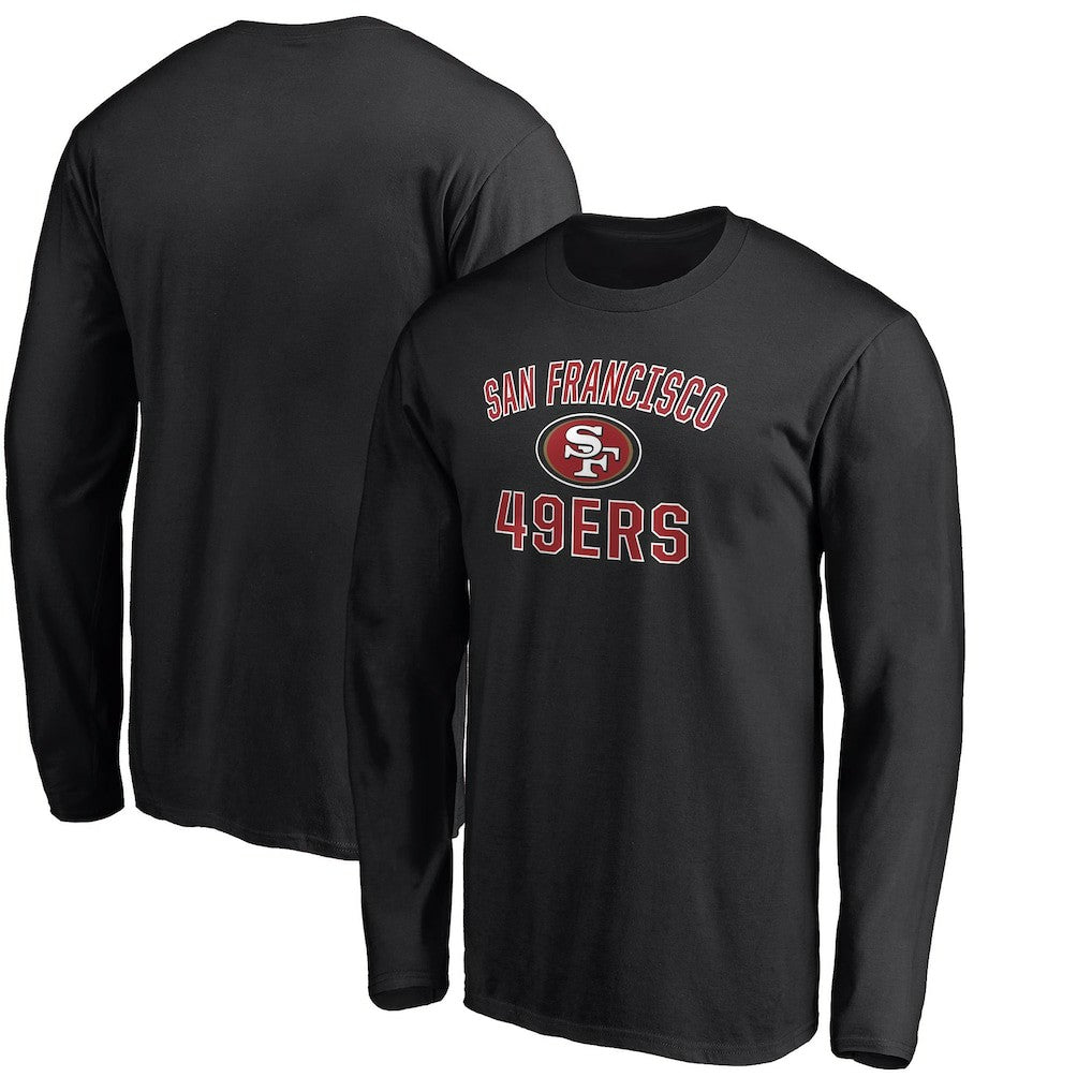 San Francisco 49ers Victory Arch Long Sleeve T-Shirt Black