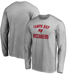 Tampa Bay Buccaneers Victory Arch Long Sleeve T-Shirt Heathered Gray