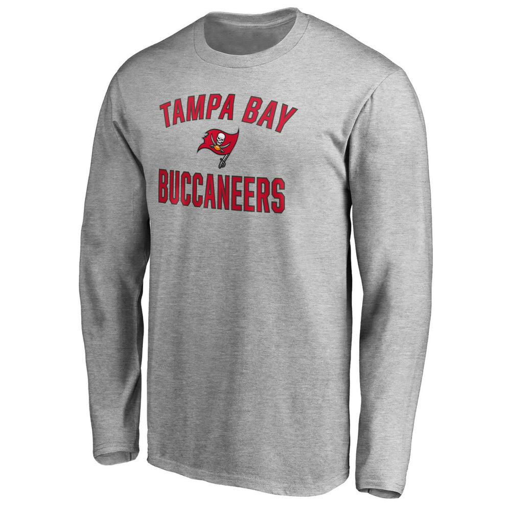 Tampa Bay Buccaneers Victory Arch Long Sleeve T-Shirt Heathered Gray