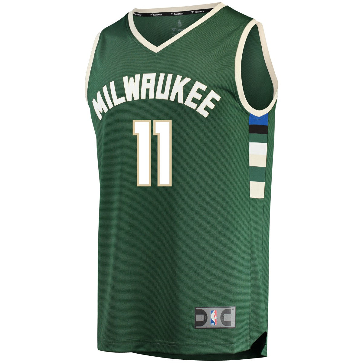 Brook Lopez Milwaukee Bucks Fast Break Replica Player Jersey Green Icon Edition