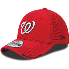 New Era Washington Nationals Red Neo 39THIRTY Stretch Fit Hat Hats