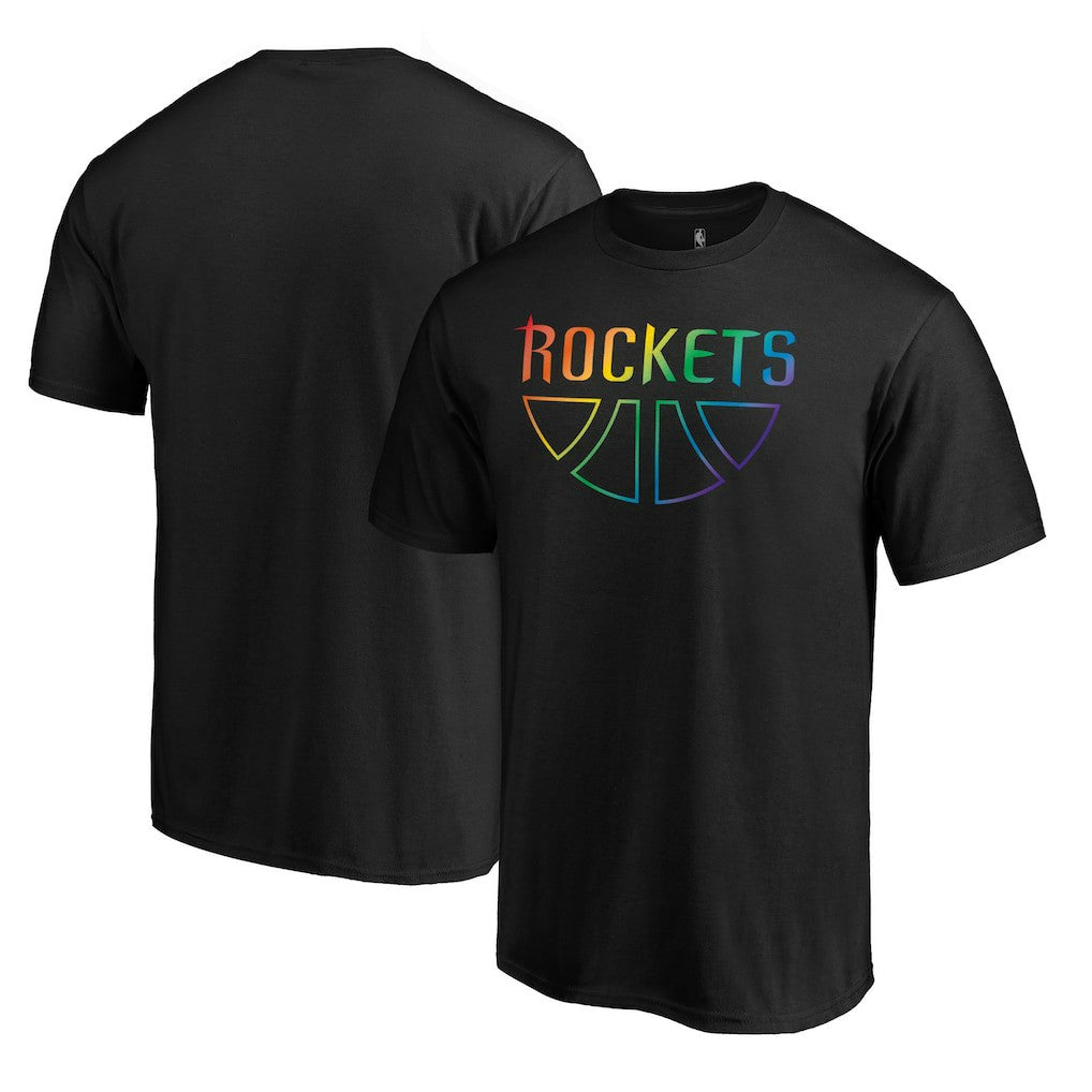 Houston Rockets Team Pride Wordmark T-Shirt Black