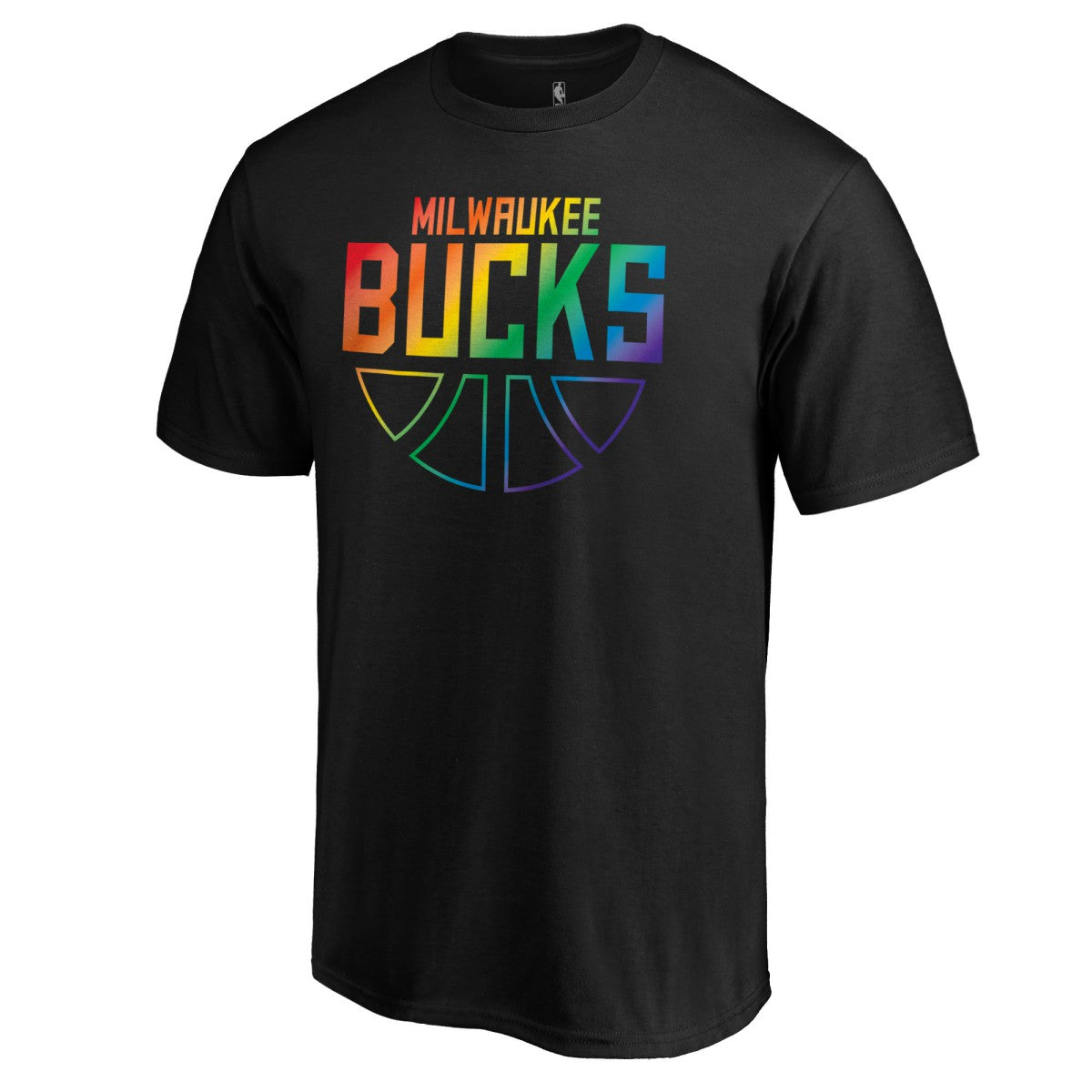 Milwaukee Bucks Team Pride Wordmark T-Shirt Black