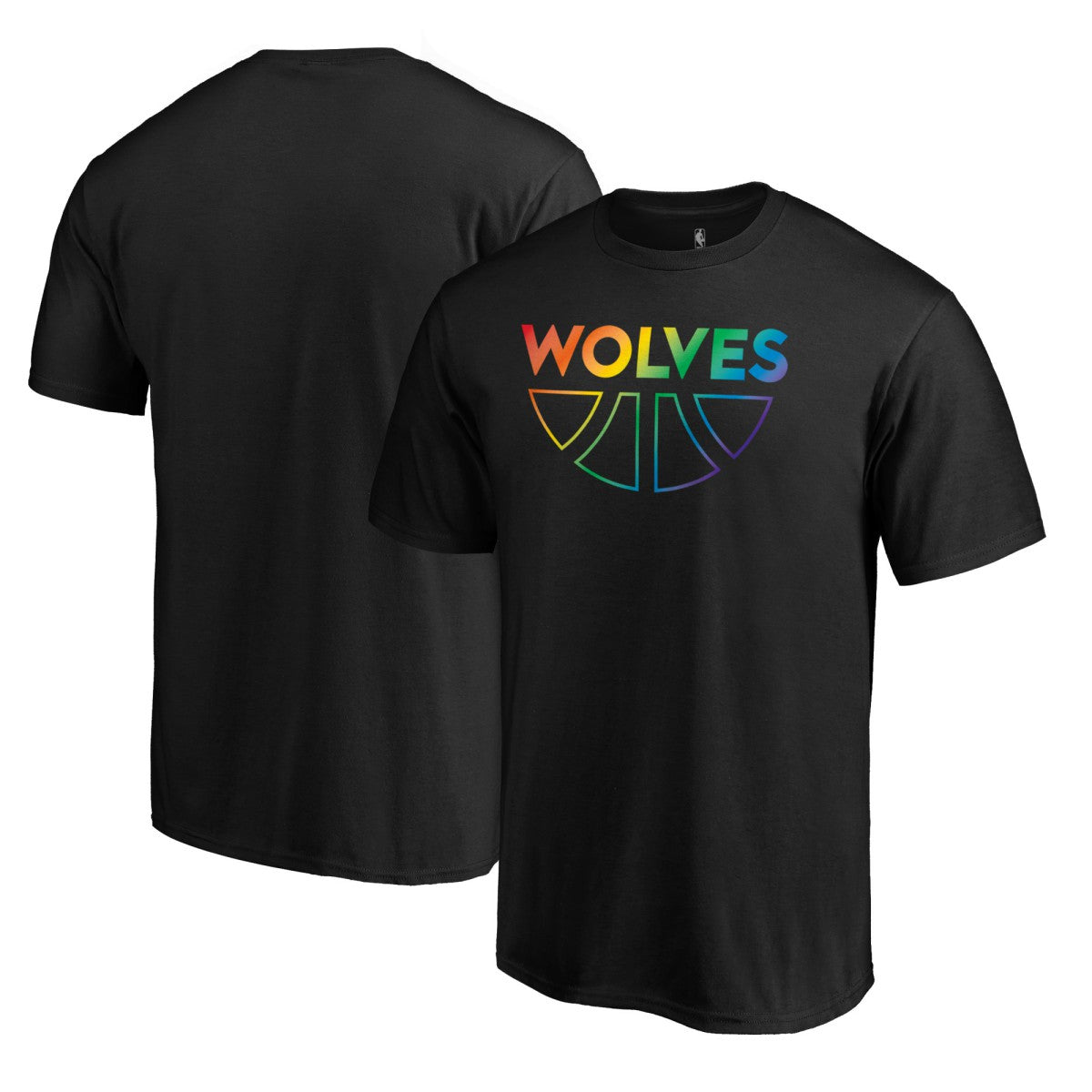 Minnesota Timberwolves Team Pride Wordmark T-Shirt Black