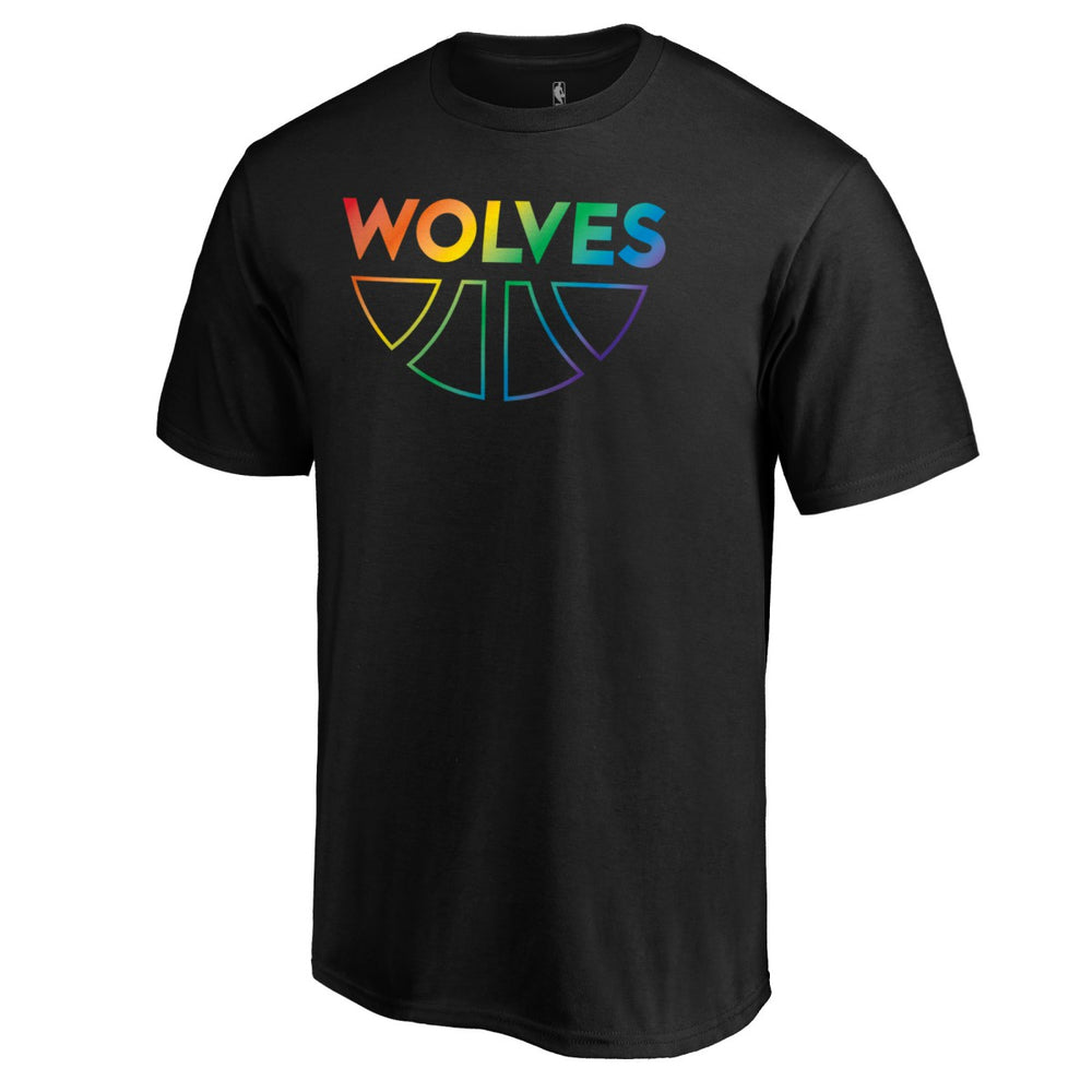 Minnesota Timberwolves Team Pride Wordmark T-Shirt Black