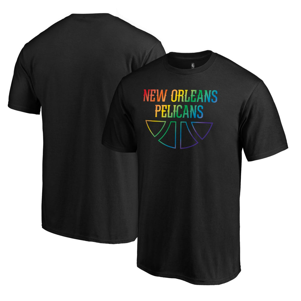 New Orleans Pelicans Team Pride Wordmark T-Shirt Black