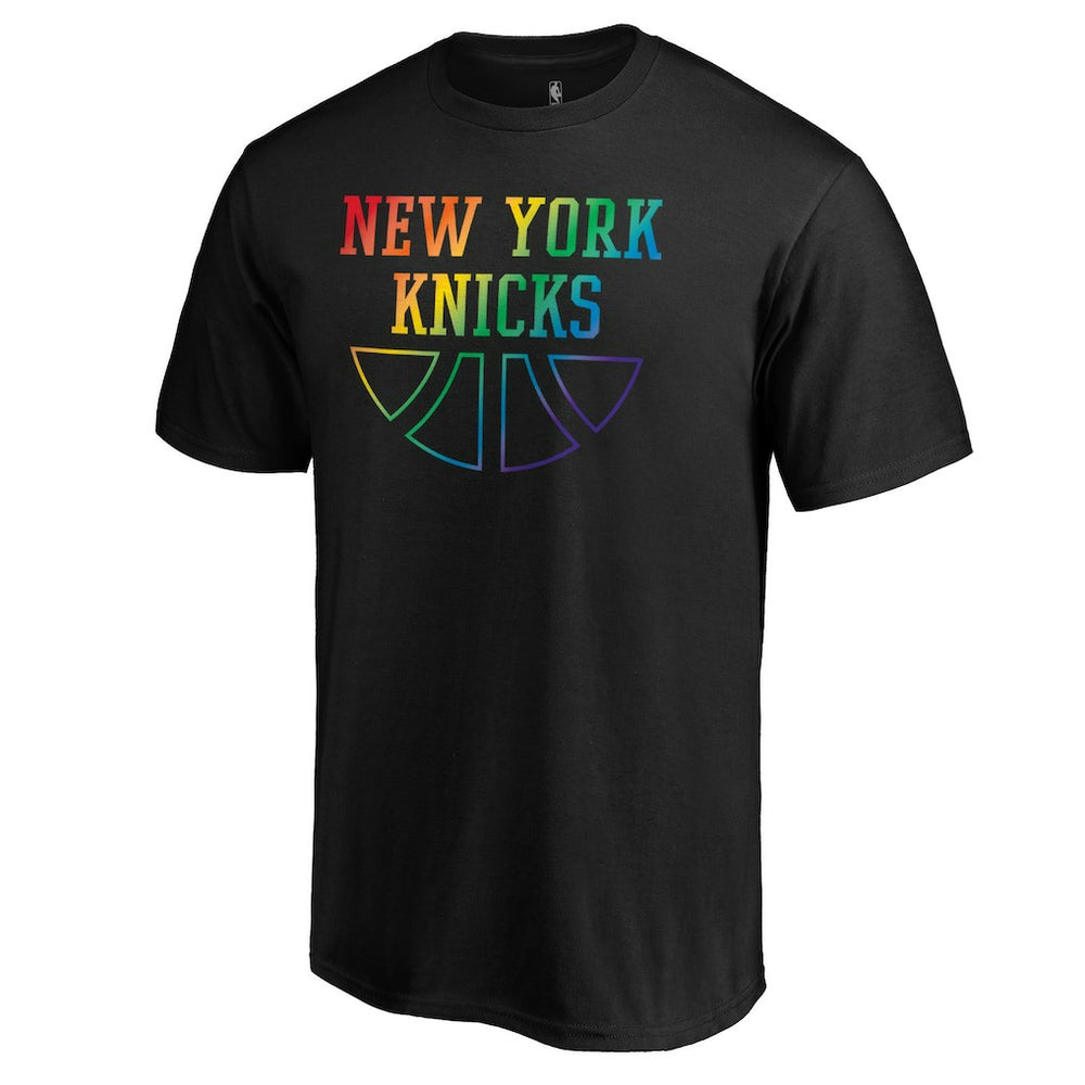 New York Knicks Team Pride Wordmark T-Shirt Black