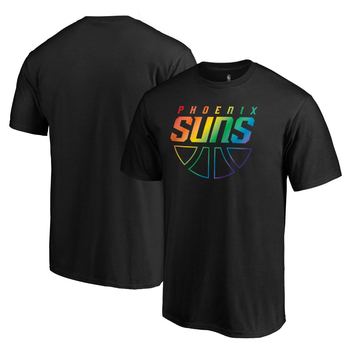 Phoenix Suns Team Pride Wordmark T-Shirt Black