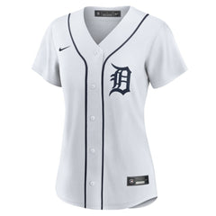 Detroit Tigers Nike Women's Home Replica Team Jersey - White Jerseys